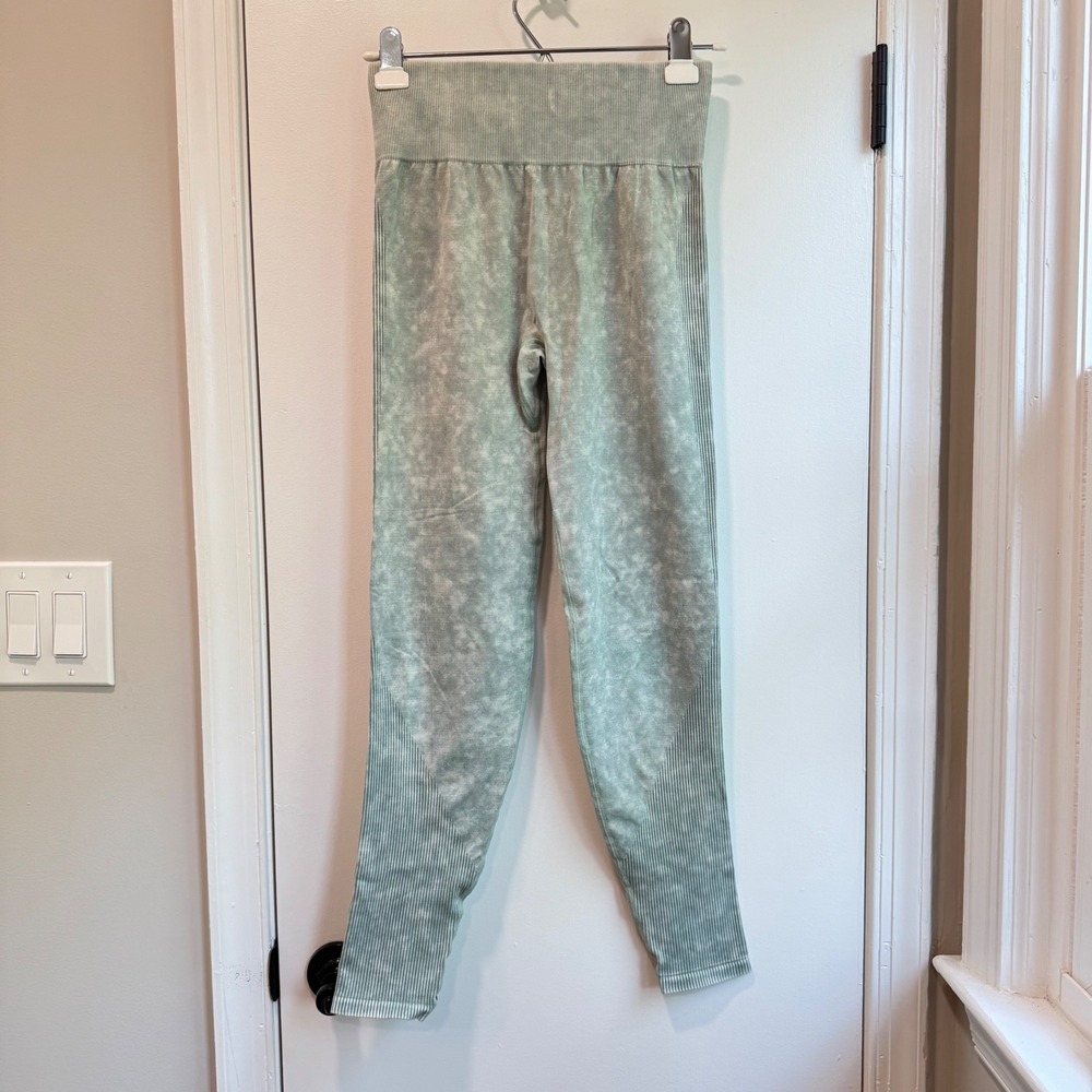 PINK Seamless High Waist‎ Leggings Ribbed Activewear Athleisure Medium